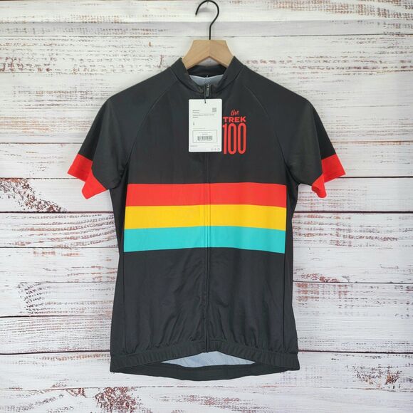 Trek "The Trek 100" Womens S Limitted Edition Cycling Semi-Fit Jersey Italy NWT - Picture 1 of 8